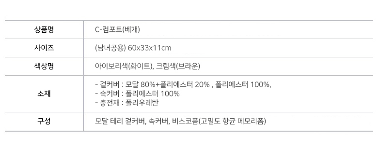 c-컴포트(단품)